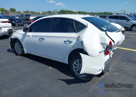 2016 Nissan Sentra Sv из США, поврежденный, VIN 3N1AB7AP1GL674161
